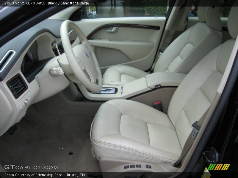 Black / Sandstone Beige 2008 Volvo XC70 AWD