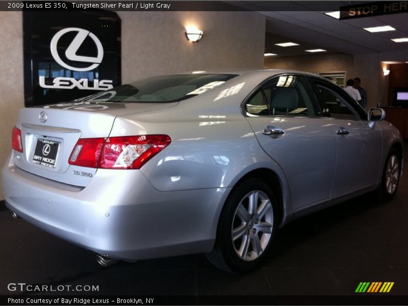 Tungsten Silver Pearl / Light Gray 2009 Lexus ES 350