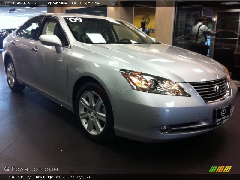 Tungsten Silver Pearl / Light Gray 2009 Lexus ES 350