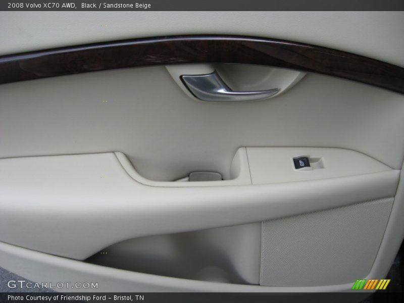Black / Sandstone Beige 2008 Volvo XC70 AWD
