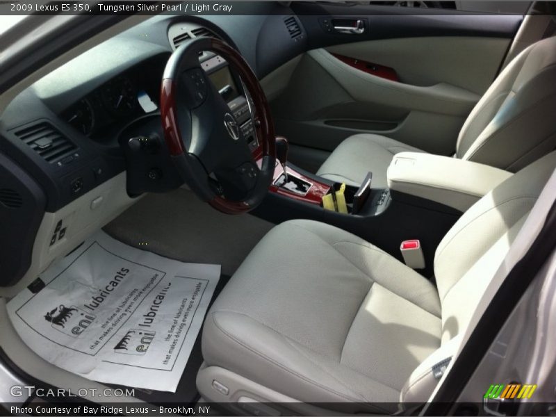 Tungsten Silver Pearl / Light Gray 2009 Lexus ES 350