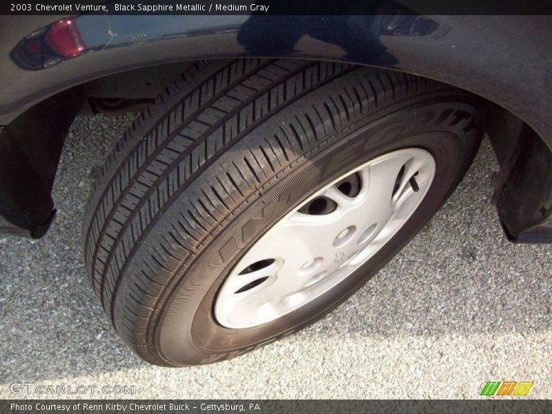 Black Sapphire Metallic / Medium Gray 2003 Chevrolet Venture