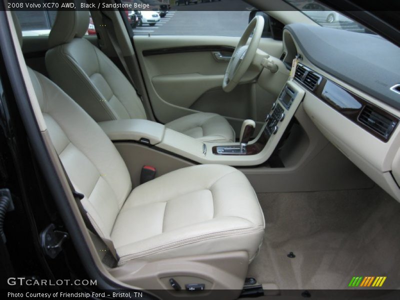 Black / Sandstone Beige 2008 Volvo XC70 AWD
