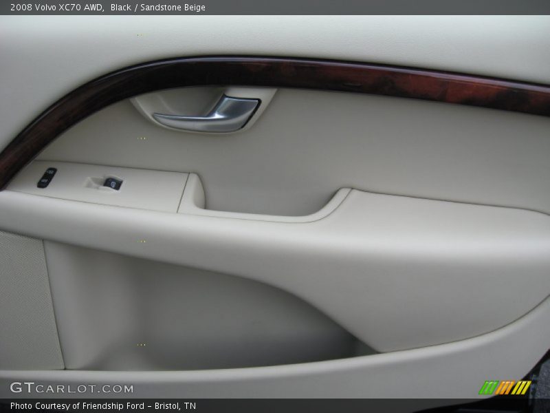 Black / Sandstone Beige 2008 Volvo XC70 AWD
