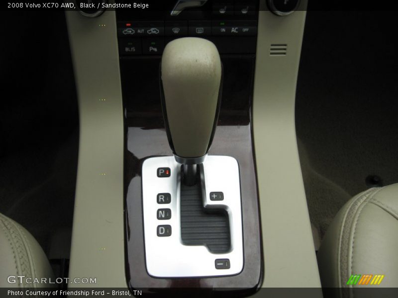 Black / Sandstone Beige 2008 Volvo XC70 AWD