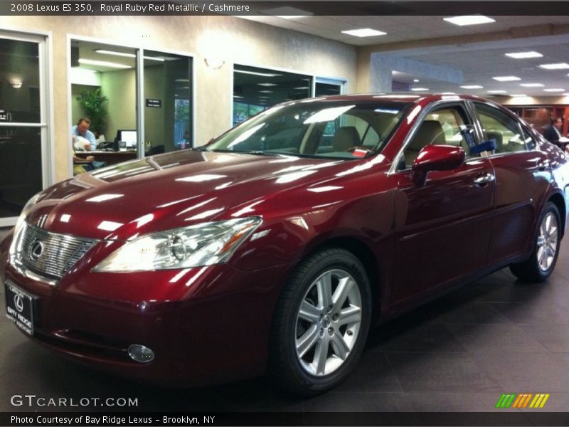 Royal Ruby Red Metallic / Cashmere 2008 Lexus ES 350