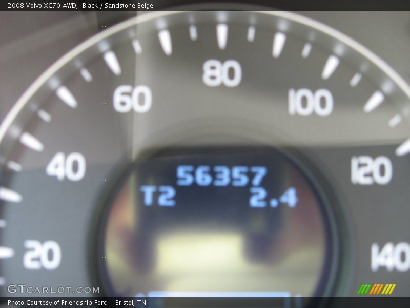 Black / Sandstone Beige 2008 Volvo XC70 AWD