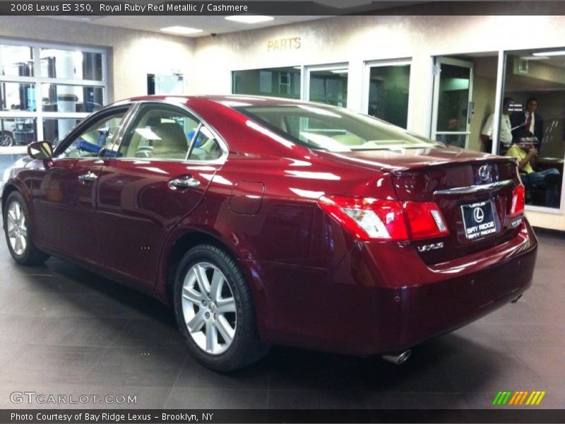 Royal Ruby Red Metallic / Cashmere 2008 Lexus ES 350