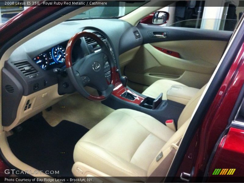 Royal Ruby Red Metallic / Cashmere 2008 Lexus ES 350