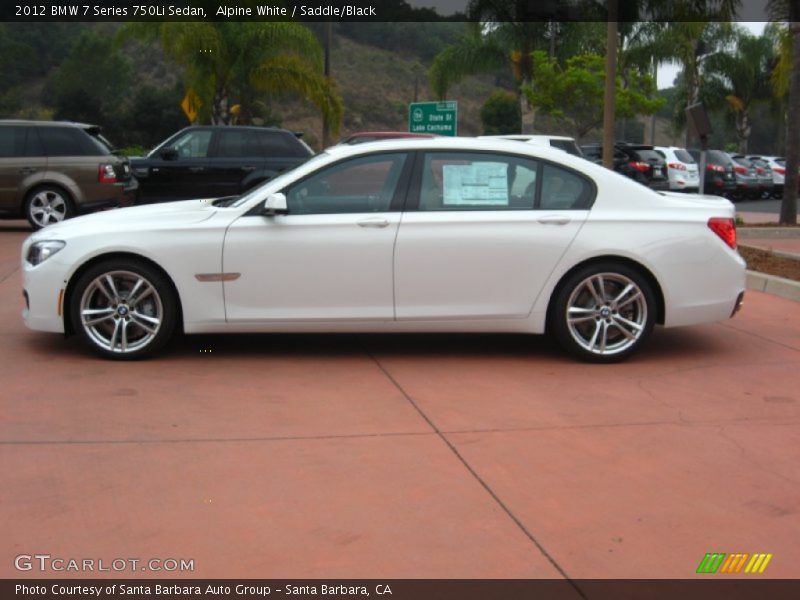  2012 7 Series 750Li Sedan Alpine White