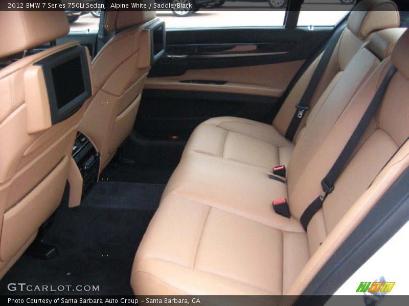  2012 7 Series 750Li Sedan Saddle/Black Interior
