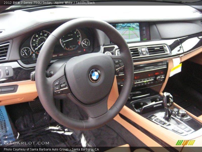 Dashboard of 2012 7 Series 750Li Sedan