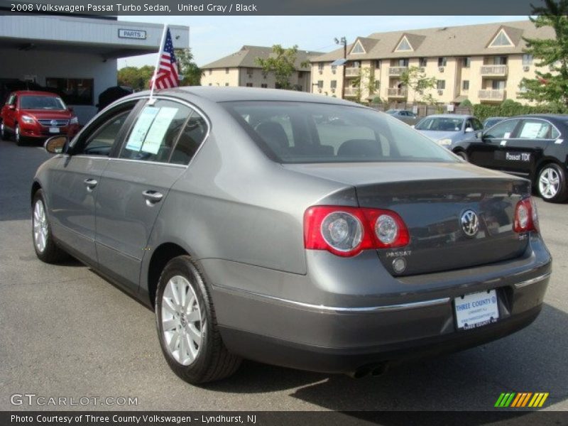 United Gray / Black 2008 Volkswagen Passat Turbo Sedan