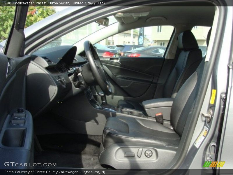 United Gray / Black 2008 Volkswagen Passat Turbo Sedan