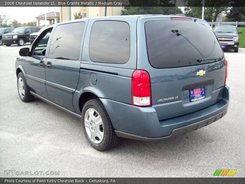 Blue Granite Metallic / Medium Gray 2006 Chevrolet Uplander LS