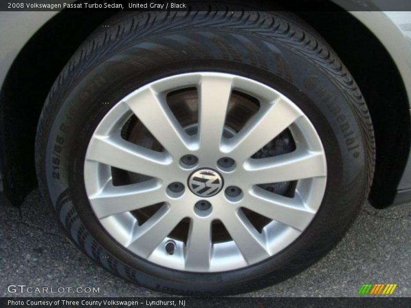 United Gray / Black 2008 Volkswagen Passat Turbo Sedan