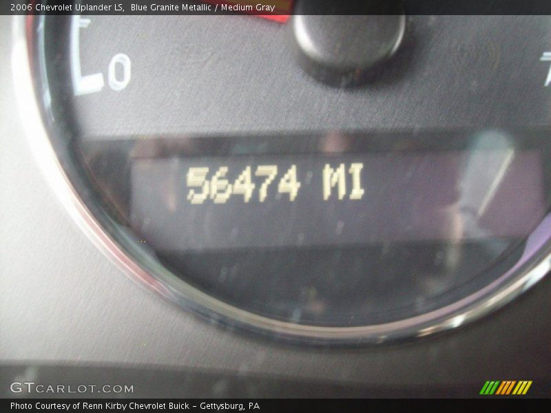 Blue Granite Metallic / Medium Gray 2006 Chevrolet Uplander LS