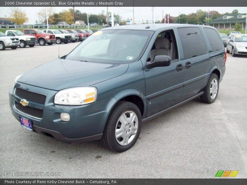 Blue Granite Metallic / Medium Gray 2006 Chevrolet Uplander LS