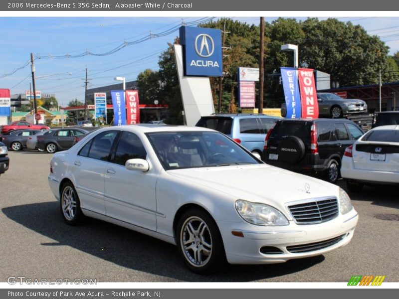 Alabaster White / Charcoal 2006 Mercedes-Benz S 350 Sedan