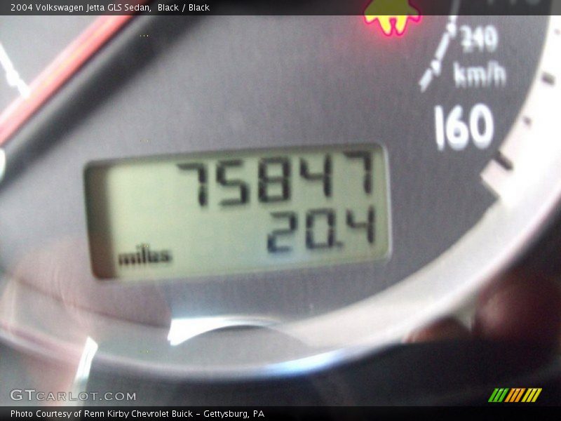 Black / Black 2004 Volkswagen Jetta GLS Sedan