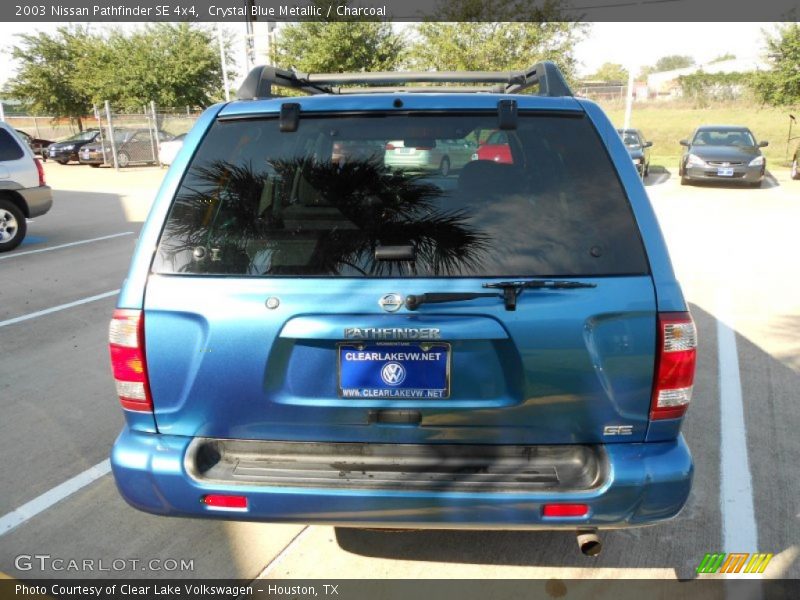 Crystal Blue Metallic / Charcoal 2003 Nissan Pathfinder SE 4x4