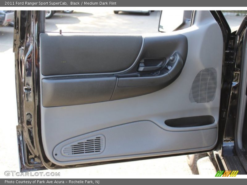 Black / Medium Dark Flint 2011 Ford Ranger Sport SuperCab