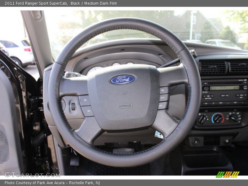 Black / Medium Dark Flint 2011 Ford Ranger Sport SuperCab