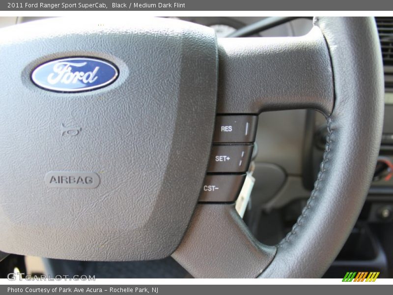 Black / Medium Dark Flint 2011 Ford Ranger Sport SuperCab