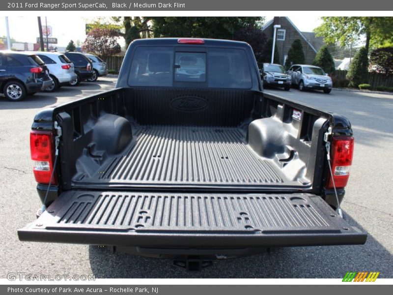 Black / Medium Dark Flint 2011 Ford Ranger Sport SuperCab