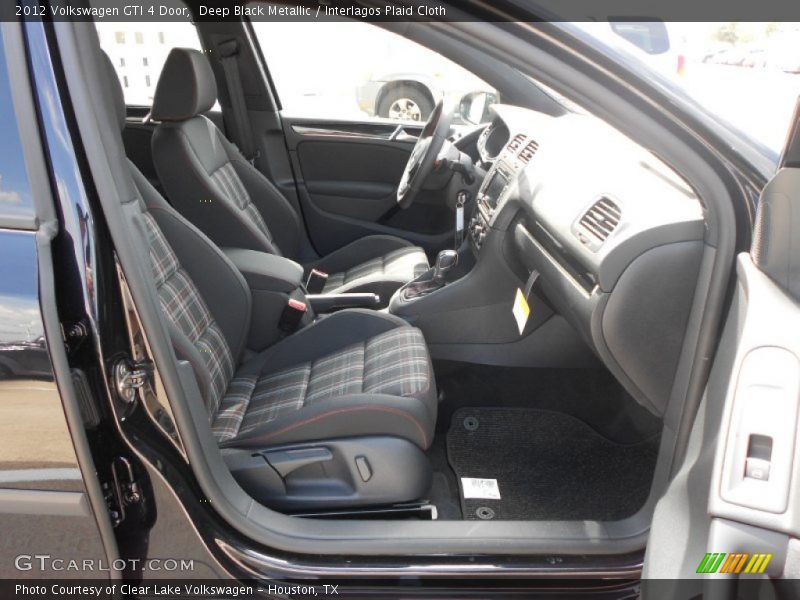  2012 GTI 4 Door Interlagos Plaid Cloth Interior