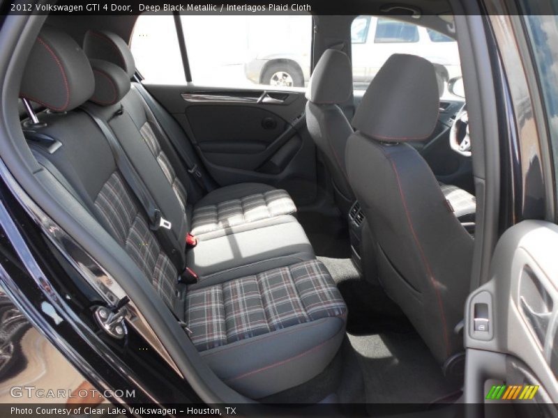  2012 GTI 4 Door Interlagos Plaid Cloth Interior