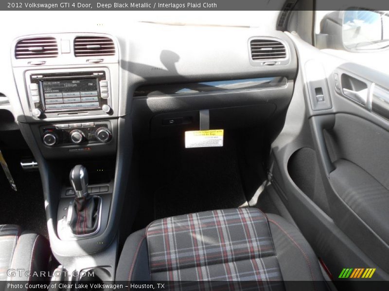 Deep Black Metallic / Interlagos Plaid Cloth 2012 Volkswagen GTI 4 Door