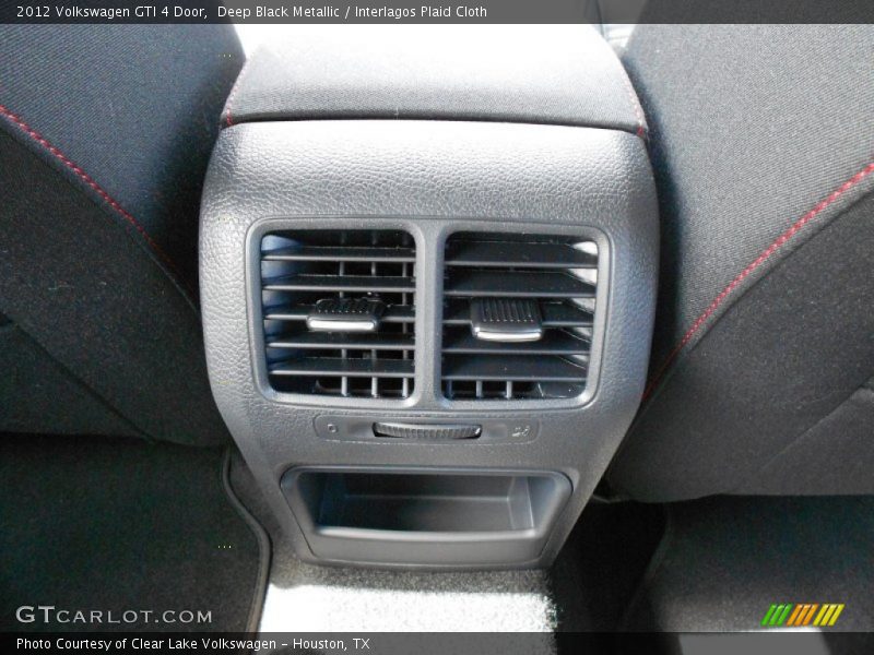Deep Black Metallic / Interlagos Plaid Cloth 2012 Volkswagen GTI 4 Door
