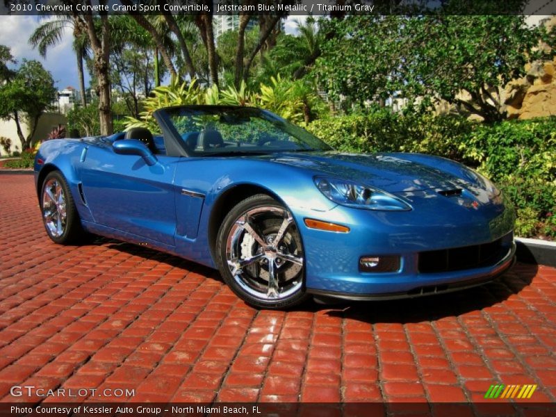 Front 3/4 View of 2010 Corvette Grand Sport Convertible