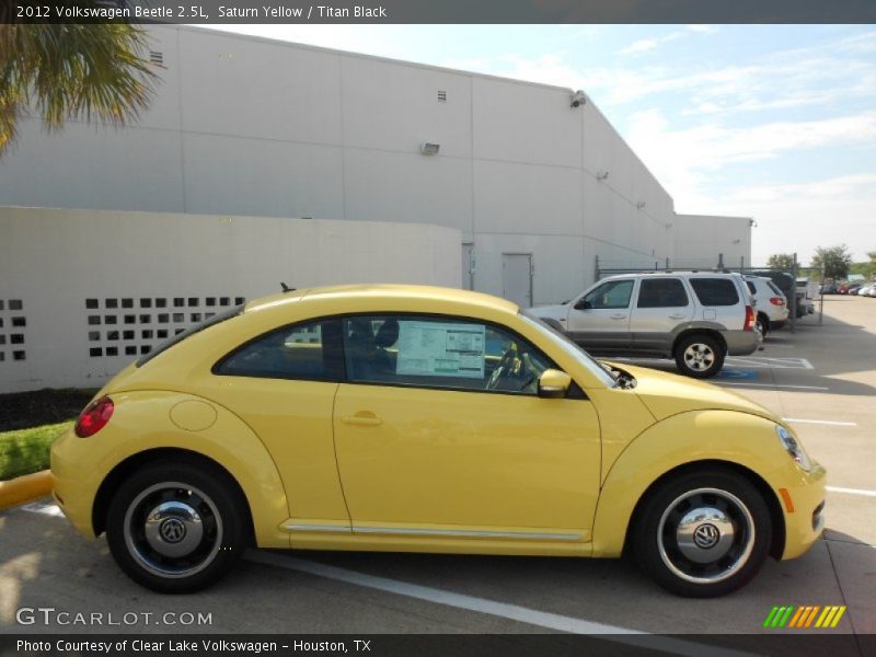  2012 Beetle 2.5L Saturn Yellow