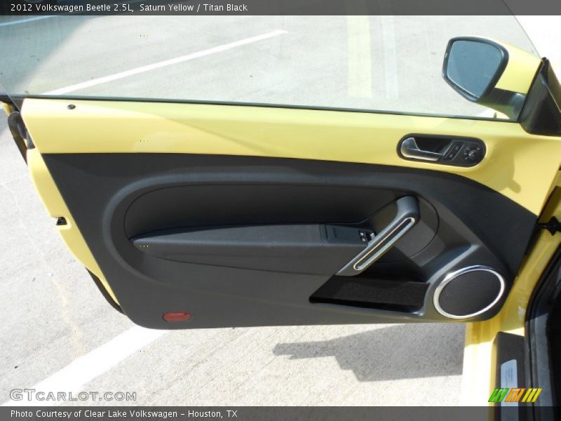 Saturn Yellow / Titan Black 2012 Volkswagen Beetle 2.5L