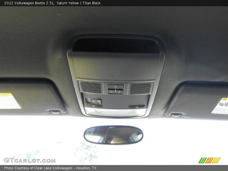 Saturn Yellow / Titan Black 2012 Volkswagen Beetle 2.5L