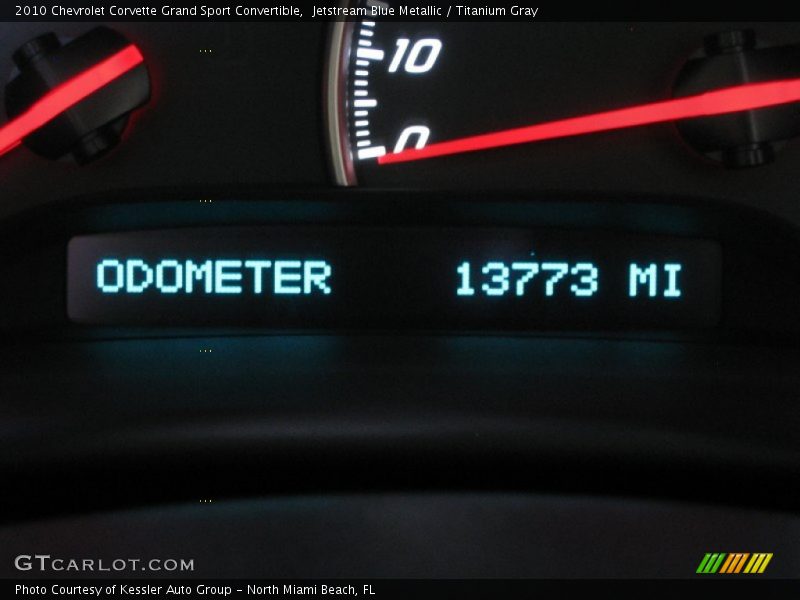 Jetstream Blue Metallic / Titanium Gray 2010 Chevrolet Corvette Grand Sport Convertible