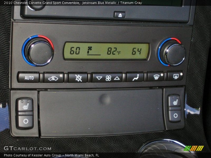 Controls of 2010 Corvette Grand Sport Convertible