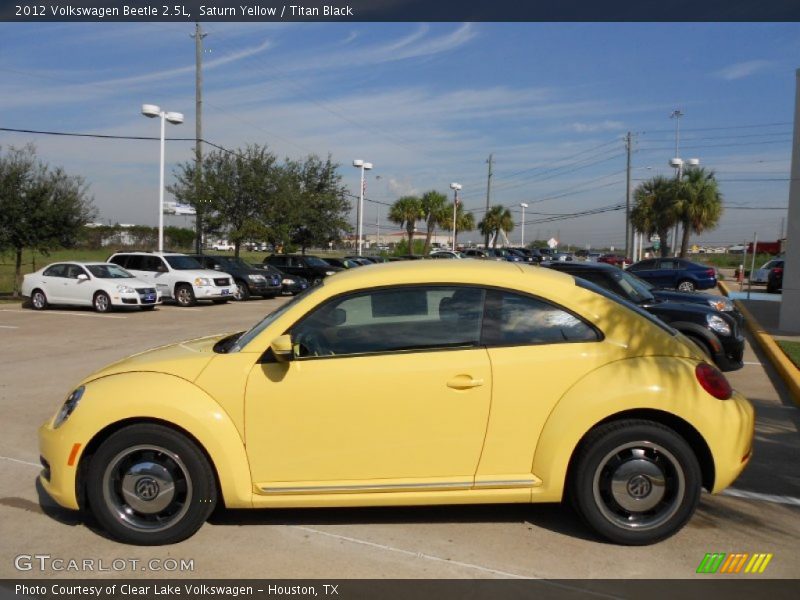  2012 Beetle 2.5L Saturn Yellow
