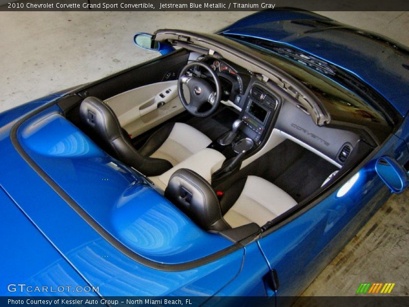  2010 Corvette Grand Sport Convertible Titanium Gray Interior