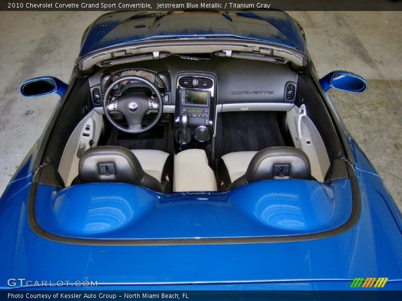  2010 Corvette Grand Sport Convertible Titanium Gray Interior