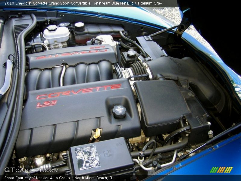  2010 Corvette Grand Sport Convertible Engine - 6.2 Liter OHV 16-Valve LS3 V8