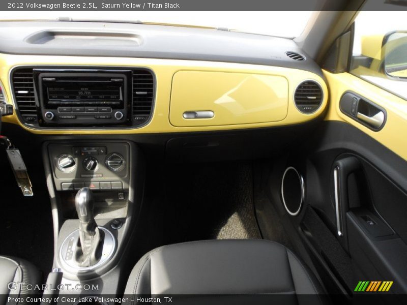 Saturn Yellow / Titan Black 2012 Volkswagen Beetle 2.5L