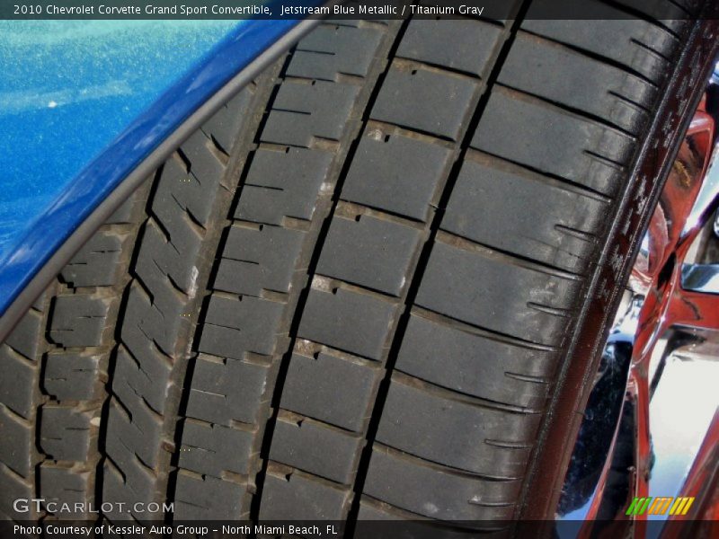 Jetstream Blue Metallic / Titanium Gray 2010 Chevrolet Corvette Grand Sport Convertible