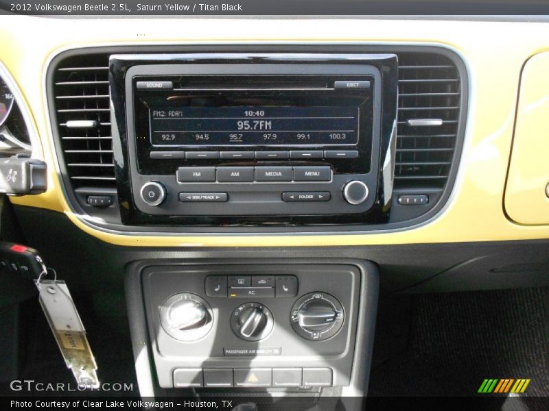 Saturn Yellow / Titan Black 2012 Volkswagen Beetle 2.5L