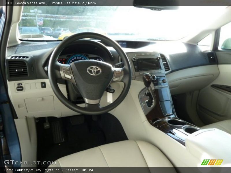 Tropical Sea Metallic / Ivory 2010 Toyota Venza AWD