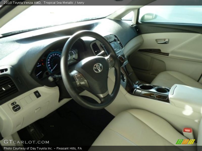 Tropical Sea Metallic / Ivory 2010 Toyota Venza AWD