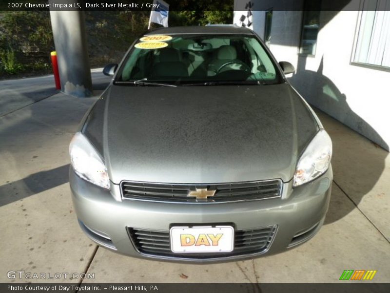 Dark Silver Metallic / Gray 2007 Chevrolet Impala LS