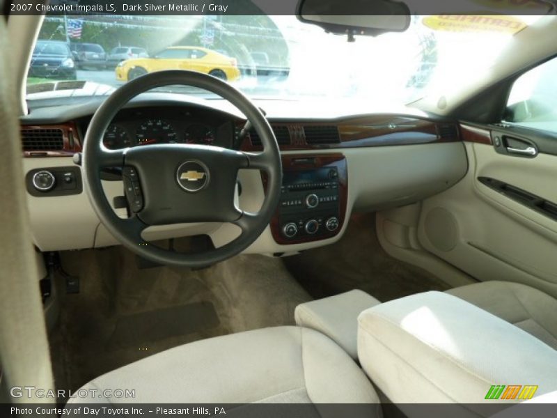 Dark Silver Metallic / Gray 2007 Chevrolet Impala LS